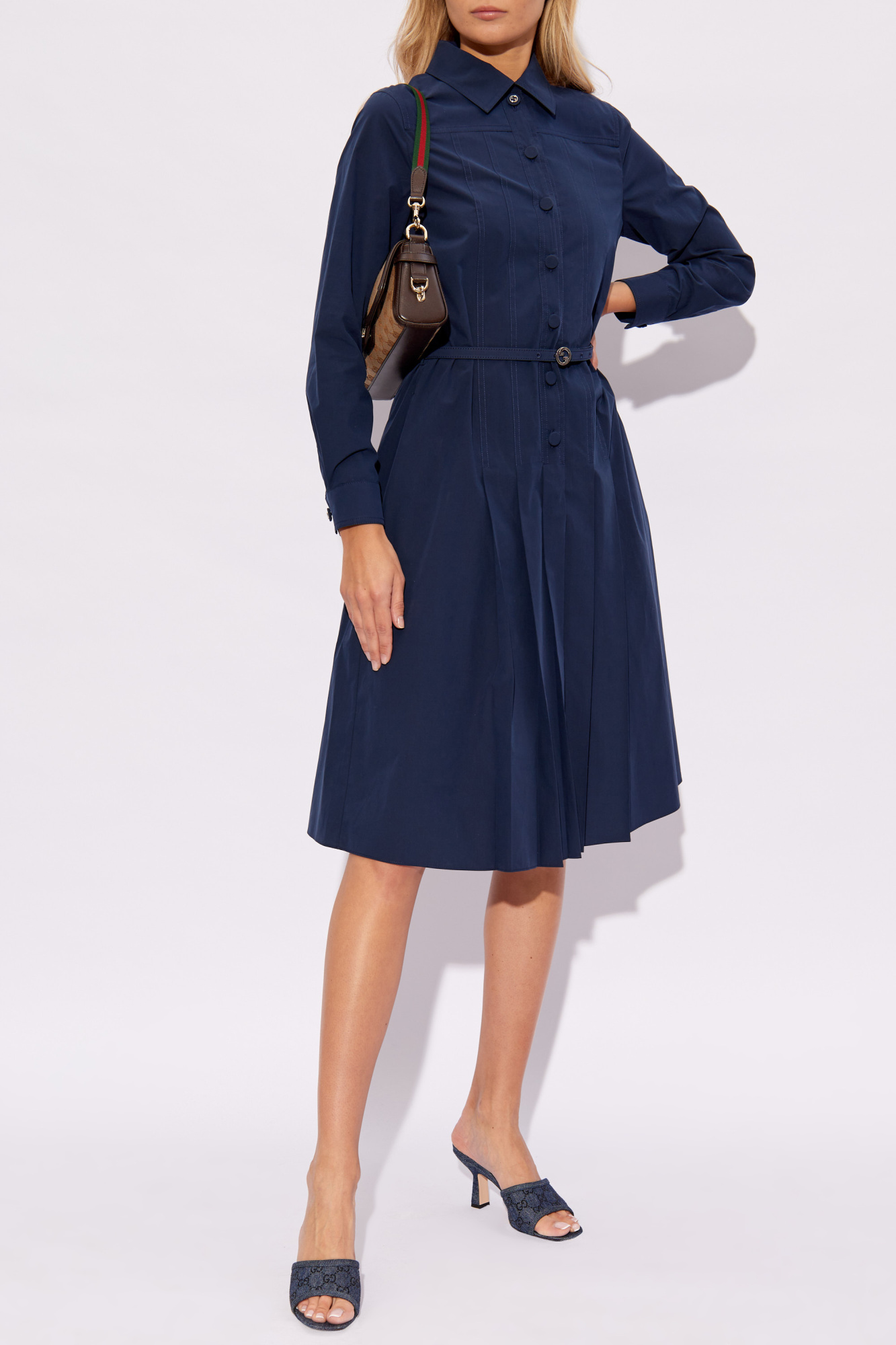 Navy blue Cotton dress Gucci gucci VbjdevelopmentsShops Spain